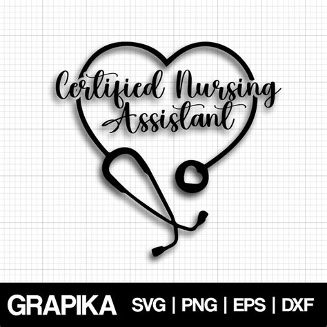 Nurse Assistant Svg Cna Svg T For Nursing Assistant Svg Etsy