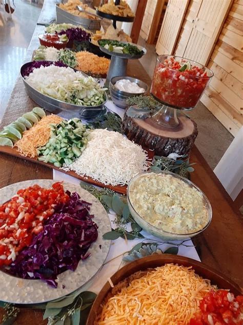 Taco Bar Reception Taco Bar Wedding Reception Food Taco Bar