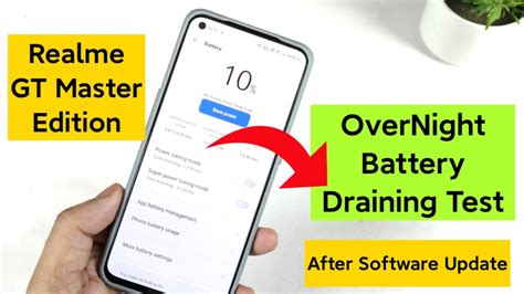 Realme Gt Master Edition Battery Draining Overnight Idle Testing