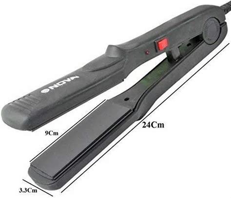 Multicolor Unisex Nova NHC 522CRM Hair Straightener For Professional At