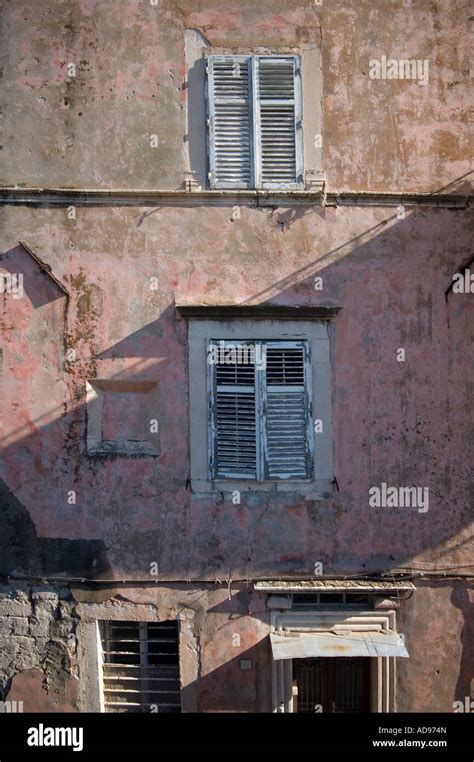 Old Shuttered Windows Stock Photo Alamy