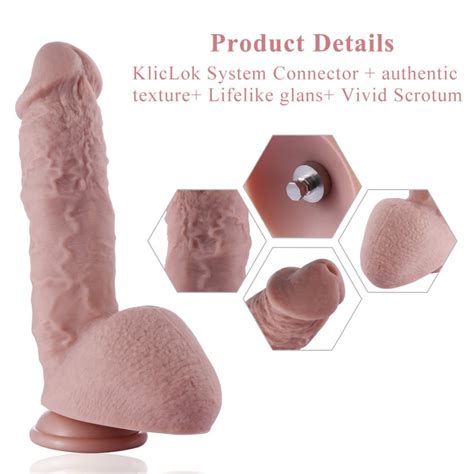 Hismith 9 Realistic Silicone Dildo With Raised Veins Lifelike Texture