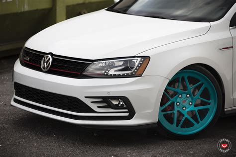 VW Jetta GLI Mk6 Vossen Forged LC 109T Wheels Vossen Wheels 2018