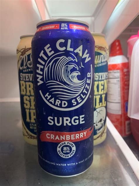 White Claw Surge Cranberry Hard Seltzer Craftshack Buy Craft Beer