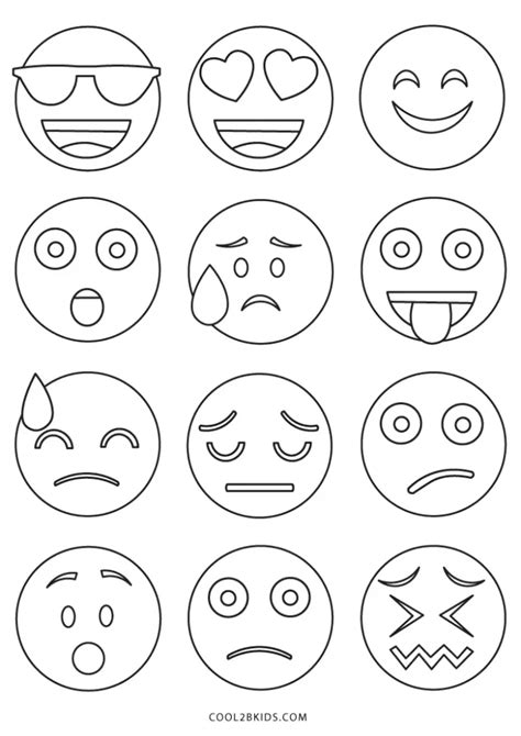 Free Printable Emoji Coloring Pages For Kids Artofit