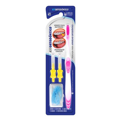 Kit Ortodontico Dentalclean Escova Interdental E Passa Fio Shopee Brasil