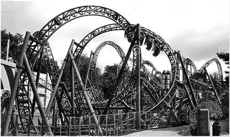 The Smiler at Alton towers stock image. Image of frame - 280801449