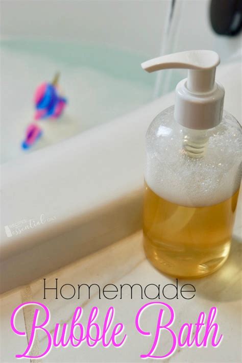 Homemade Bubble Bath - Recipes with Essential Oils