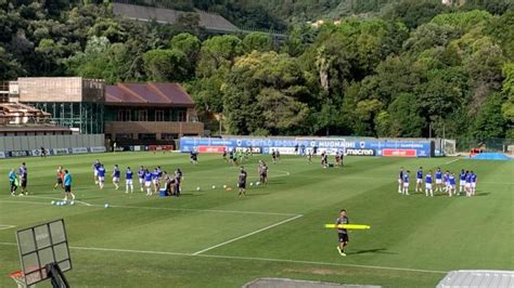 Allenamento Sampdoria Partitelle In Vista Del Prossimo Match Di Serie