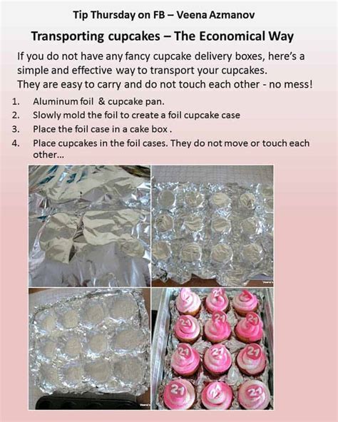 How to Transport Cupcakes the Most Economical Way - Veena Azmanov