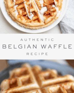 Authentic Belgian Waffle Recipe For Brunch Julie Blanner Waffle