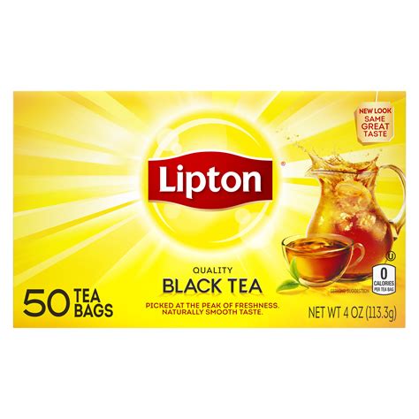 Lipton Tea Bags Black Tea 4 Oz 50 Count