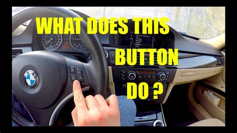 BMW E90 Steering Wheel Buttons Explained For Beginners Only YouTube