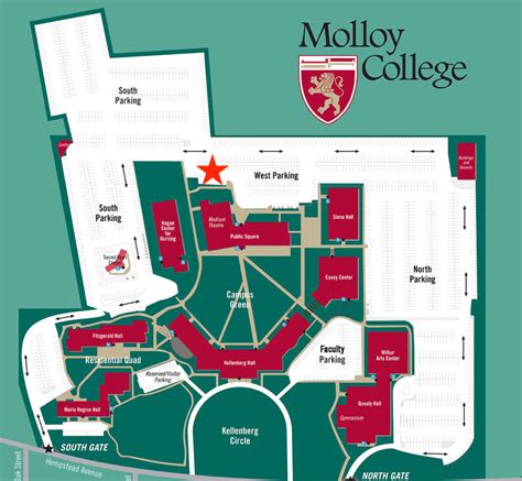 Molloy College Campus Map – Map Vector