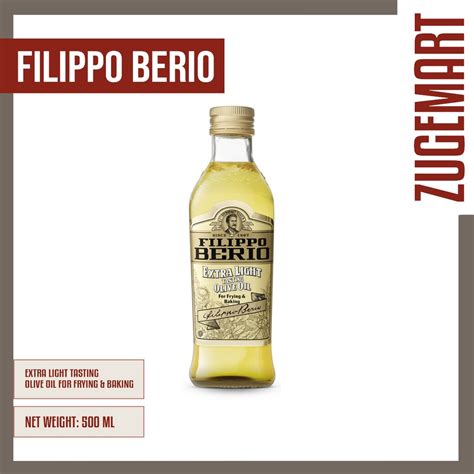 Jual Filippo Berio Extra Light Tasting Olive Oil Minyak Zaitun Ml