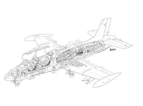 Aermacchi Mb Cutaway Drawing Our Beautiful Wall Art And Photo Gifts