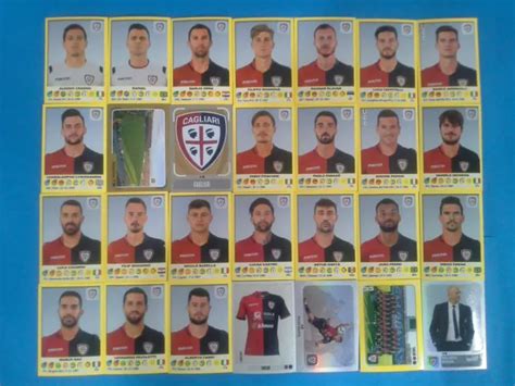 FIGURINE CALCIATORI PANINI 2018 19 Squadra Completa CAGLIARI 28