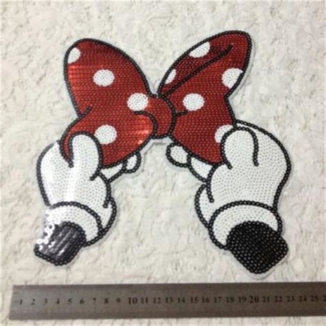 Embroidered Iron On Patches Bowknot Sequins Deal Clothing Diy Applique