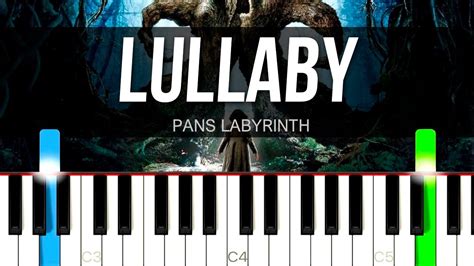 Lullaby From Pan S Labyrinth PIANO SHEET MUSIC MIDI YouTube