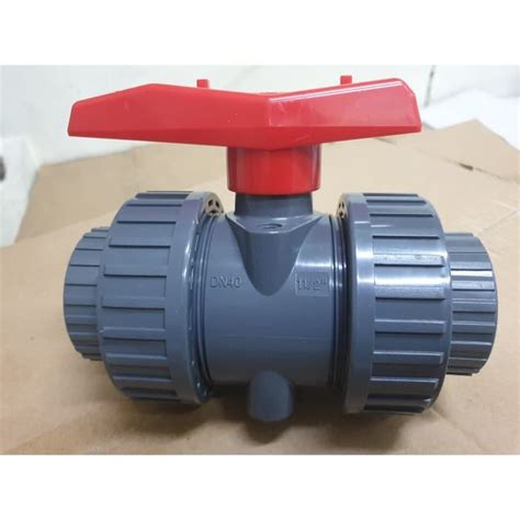 Jual Stop Kran Watermur Double Union Ball Valve KDJ 1 1 2 Shopee