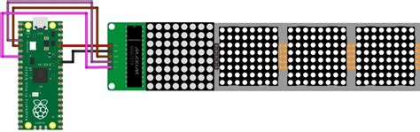 8x8 Led Matrix Max7219 With Raspberry Pi Pico Circuit And Code