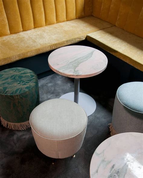 GUBI GUBI Pouffes By GUBI And Modern Line Pouffe By Greta M