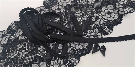 Knickers Lingerie Making Stretch Lace Kit SILVER FLOWERS Etsy