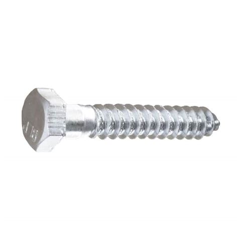 Everbilt In X In Hex Zinc Plated Lag Screw Pack