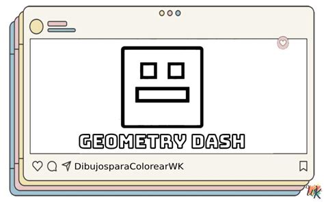 32 Dibujos Para Colorear Geometry Dash Descarga Gratis