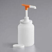 Choice Condiment Pump Kit With Oz Fixed Nozzle Plastic Pump And