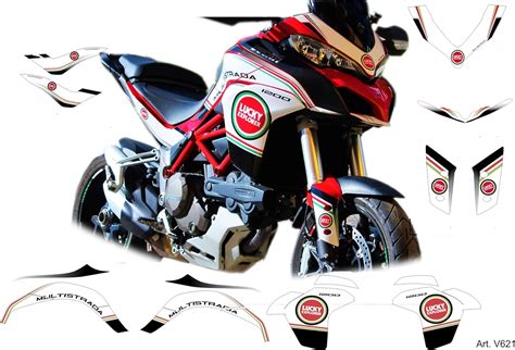 Vulturbike Kit D Autocollants Pour Ducati Multistrada Dvt Design