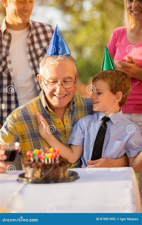 Av E Neto Na Celebra O Da Festa De Anos Foto De Stock Imagem De