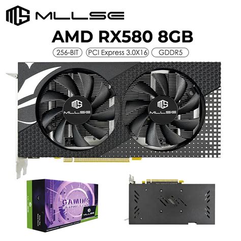 Mllse Radeon Rx580 Gaming Placa Gr Fica 8gb Gddr5 256 Bit Pci Express 3 0 16