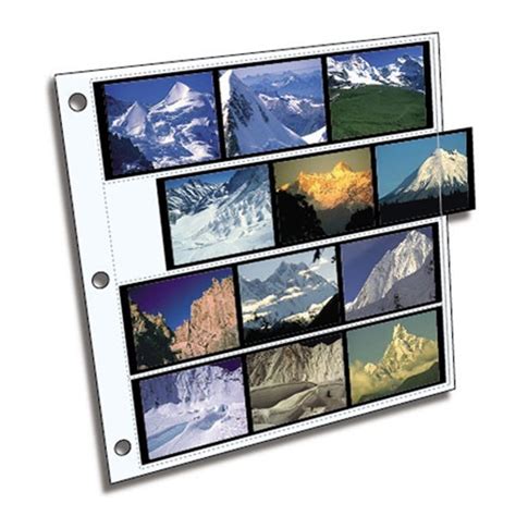 Clear File Archival Plus 120 Film 6x7cm 4 Strips Of 3 Frames 25