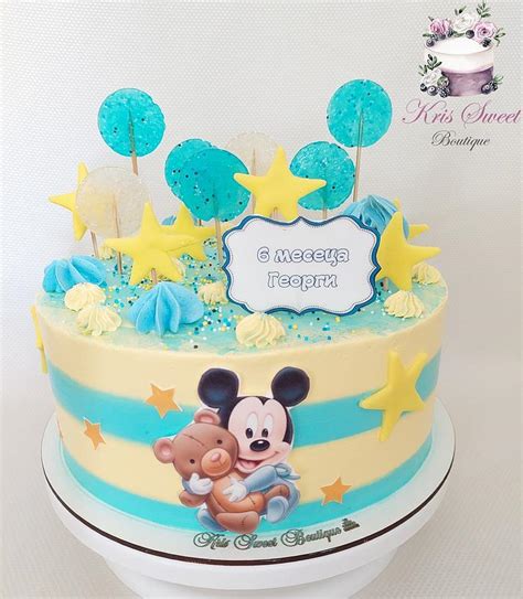 Baby Mickey Mouse Decorated Cake By Kristina Mineva Cakesdecor