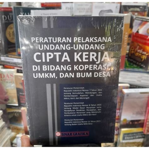 Jual Peraturan Pelaksana Undang Undang Cipta Kerja Di Bidang Koperasi