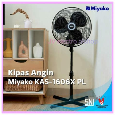 Jual Kipas Angin MIYAKO KAS 1606X PL Standfan Miyako KAS1606X PL 16