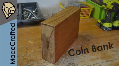 How To Make A Wooden Money Box Youtube