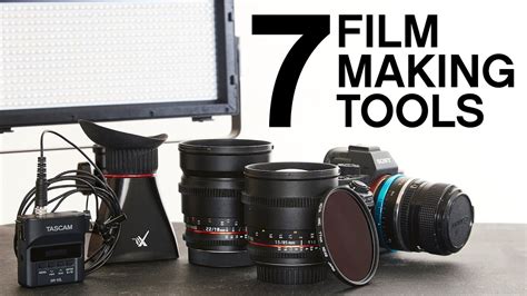 7 Filmmaking Tools to Get Started! - YouTube