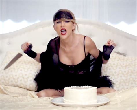 Taylor Swift Goes Crazy Wields A Knife In Blank Space Music Video