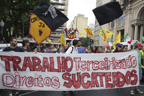 Sindicatos articulam novos e maiores protestos para o dia 1º de maio