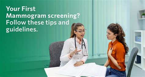 Your First Mammogram Screening Follow These Tips And Guidelines