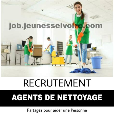 Une Entrprise Recrute Plusieurs Agents De Nettoyage Emplois Sénégal