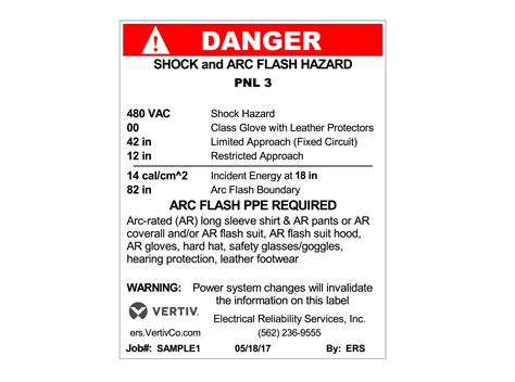 Arc Flash Studies Vertiv System Performance