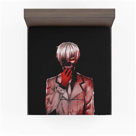 Tokyo Ghoulre Chronicles Ken Kaneki Unmasked Anime Fitted Sheet