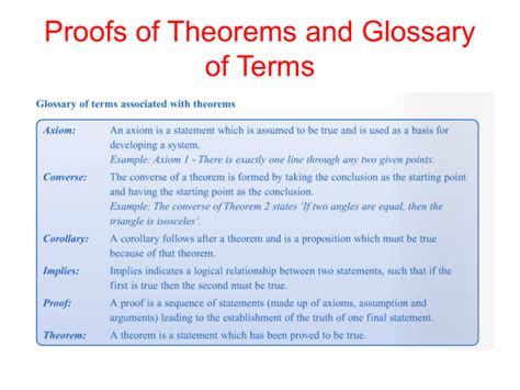 Theorems