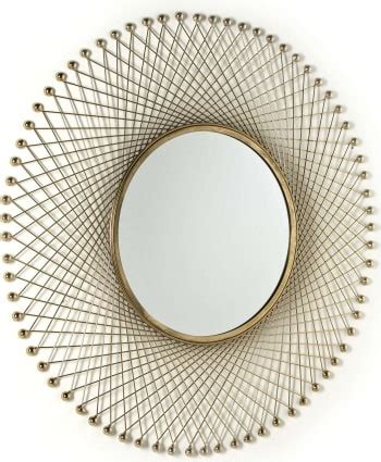 Miroir Rond En Fibre De Coco D Cebu Maisons Du Monde