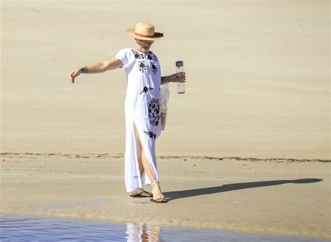 Pink In Bikini At Byron Bay July CelebMafia
