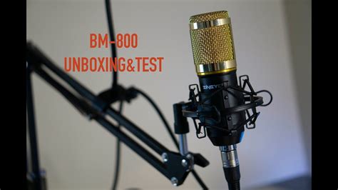 Bm Condenser Microphone Unboxing Test Youtube