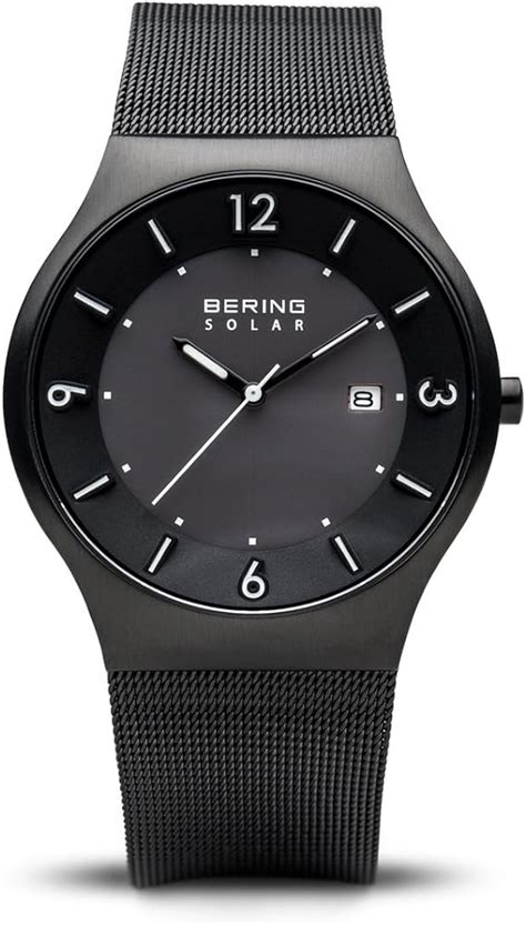 BERING Herren Uhr Solar Movement Solar Collection Mit Edelstahl Und